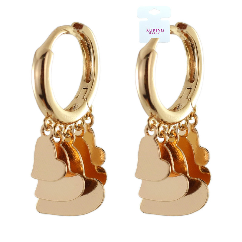 گوشواره زنانه ژوپینگ مدل قلب کد AAC-103