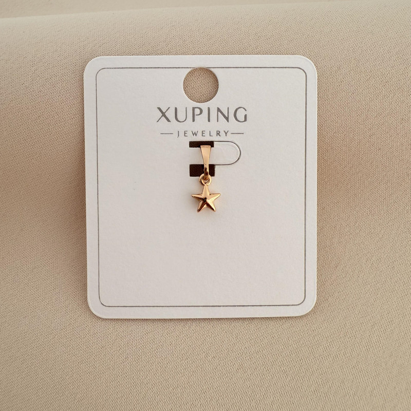 آویز گردنبند زنانه ژوپینگ مدل X001182550 طرح ستاره