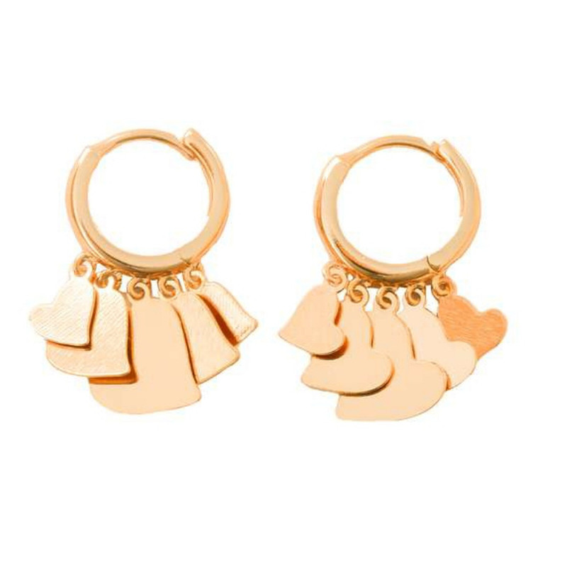 گوشواره زنانه ژوپینگ مدل  حلقه ای کد XP030