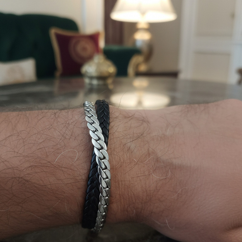 دستبند مردانه کد 2506