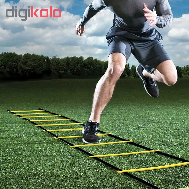 نردبان چابکی ۳ متری ۸ پله مدل Agility Ladder A1 نشکن به همراه کاور و دستبند پاوربالانس