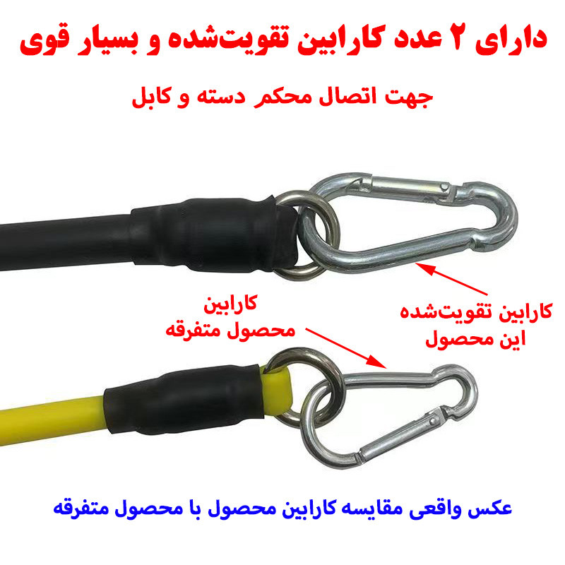 کش ورزشی مدل Pro کد 150LBs مجموعه 5 عددی
