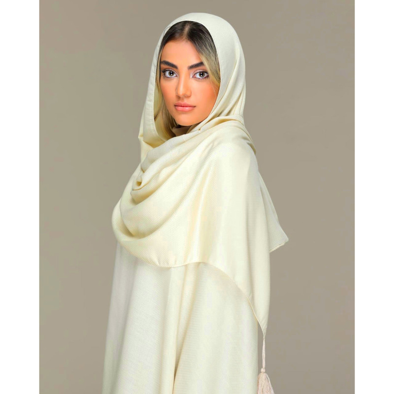 شال زنانه مدل ساده تابستانی منگوله دار خنک کد den-2260