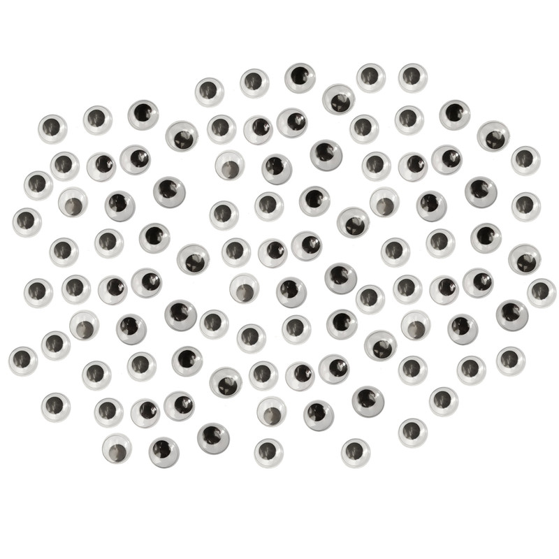 چشم عروسک طرح دایره ای کد CIR-5 بسته 100 عددی