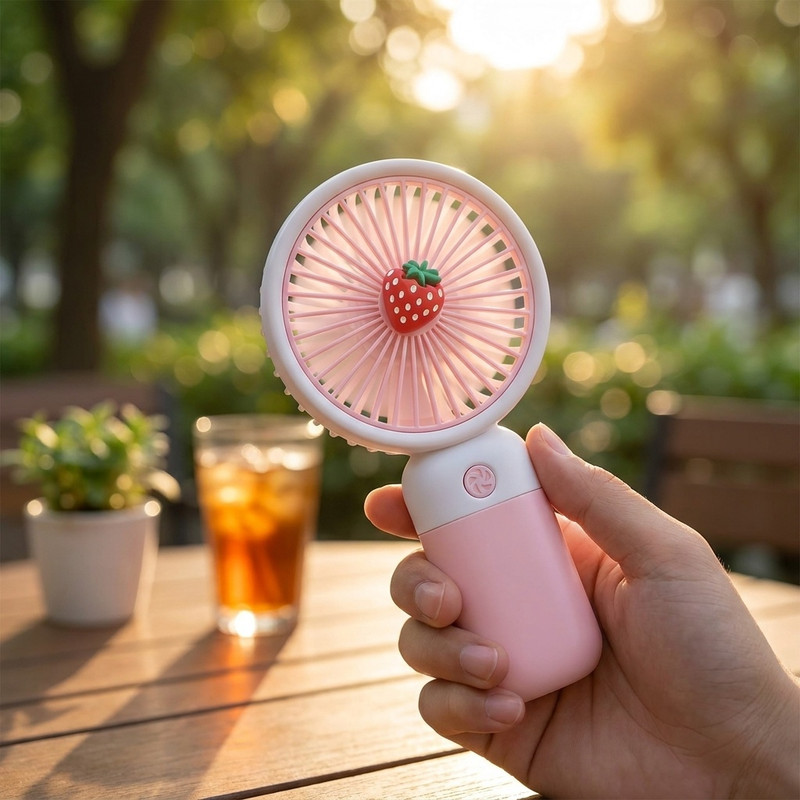 پنکه رومیزی مدل HANDHELD MINI ظرفیت 250 میلی آمپر ساعت