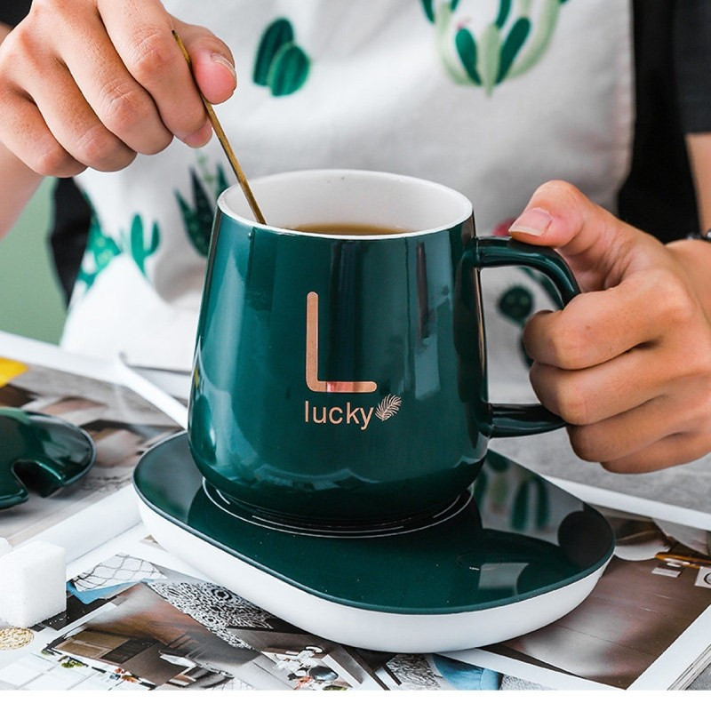ماگ لاکی مدل Eco Energy به همراه صفحه گرم کن برقی