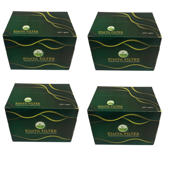 فیلتر چای کیمیا مدل KM چهار بسته 70 عددی