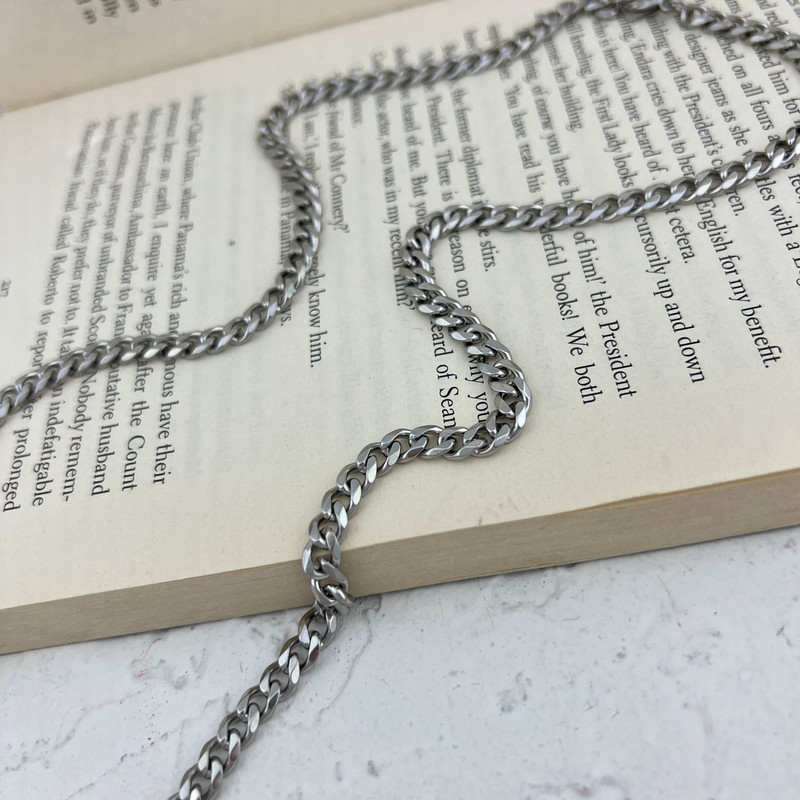 گردنبند مردانه مدل کارتی کد N4730