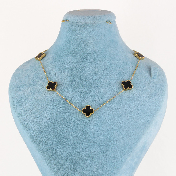 گردنبند زنانه مدل گل کد ne205