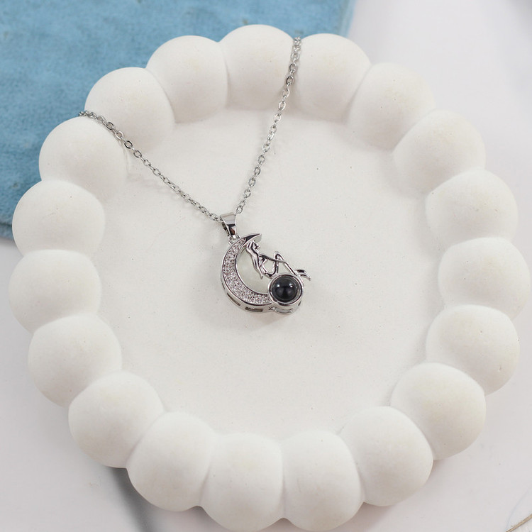 گردنبند زنانه مدل دوستت دارم کد n598e