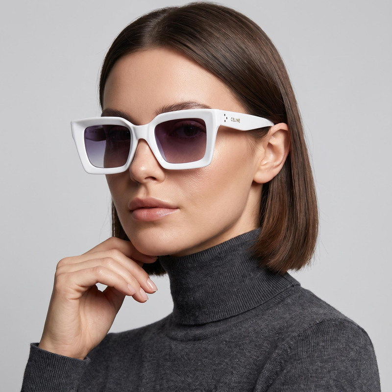 عینک آفتابی مدل 3LIN رنگ سفید