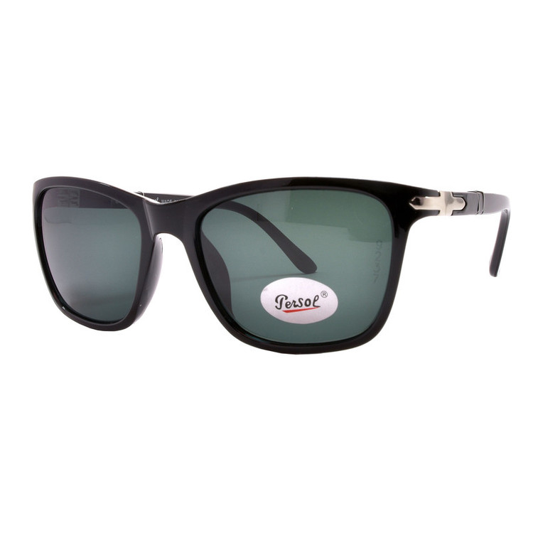 عینک آفتابی پرسول مدل GLOSSY-BLC-PO 9237