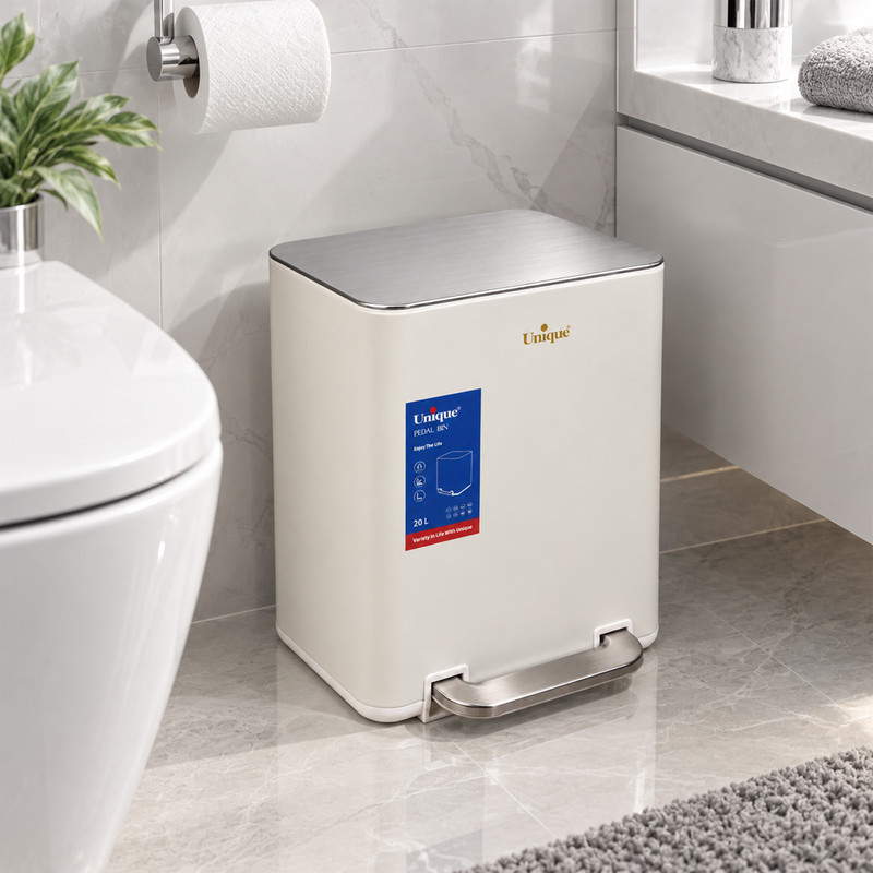 سطل زباله پدالی یونیک کد 4303 گنجایش 20 لیتر