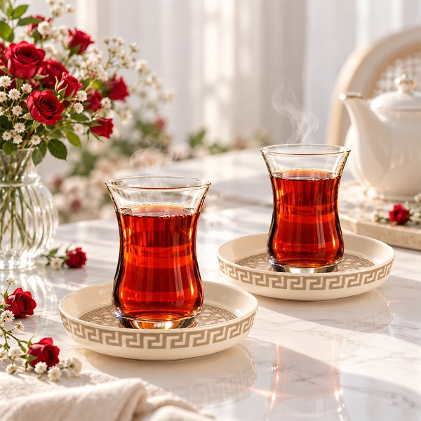سرویس چایخوری 12 پارچه 6 نفره سی اند اس مدل بورسا ورساچ