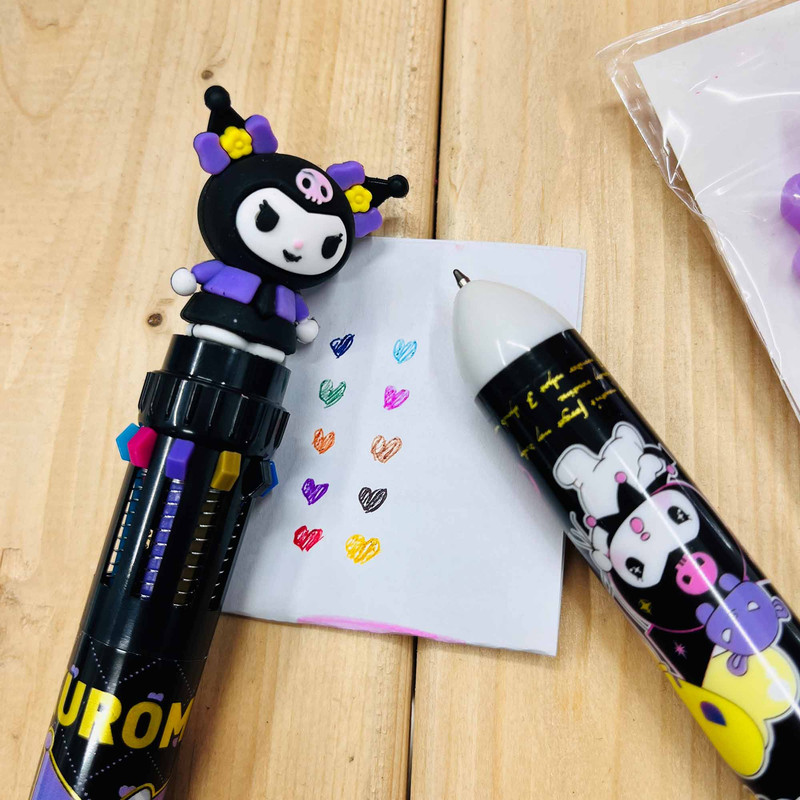 بسته لوازم تحریر مدل کرومی مجموعه 9 عددی کد 113