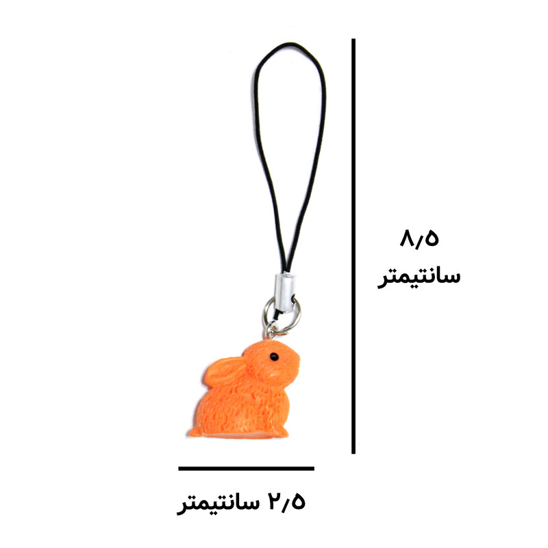 آویز موبایل مدل خرگوش کد 03