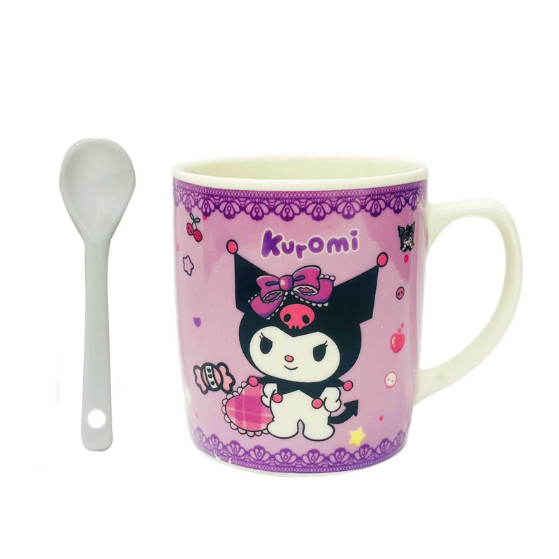 ماگ مدل کورومی همراه قاشق کد 033