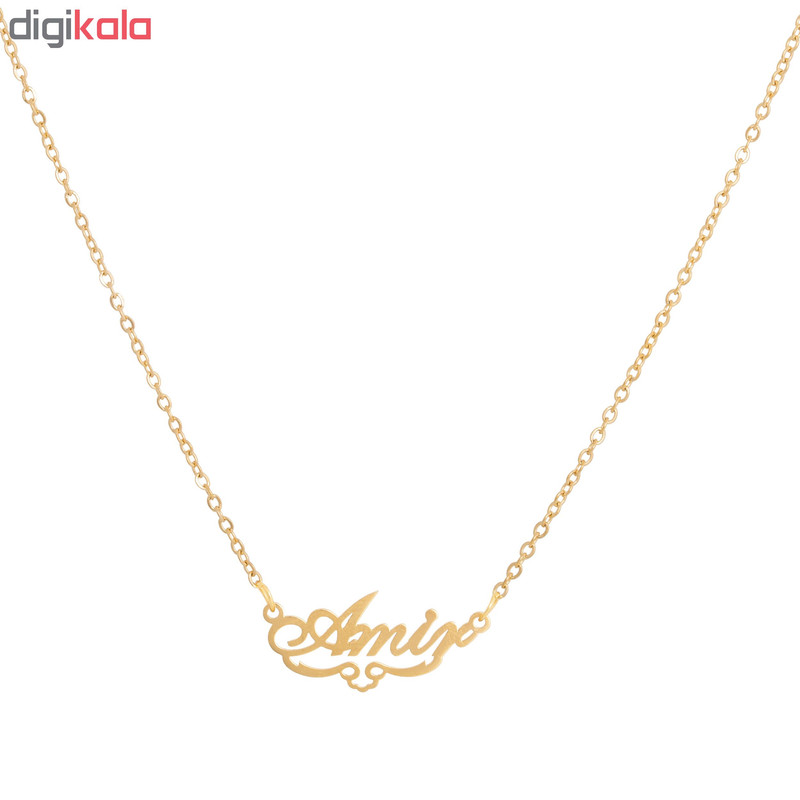 گردنبند طرح اسم امیر کد GA1025