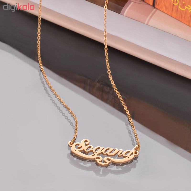 گردنبند زنانه طرح سوگند کد GA1142