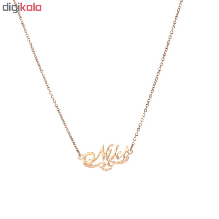 گردنبند طرح اسم نیکی کد GA1058