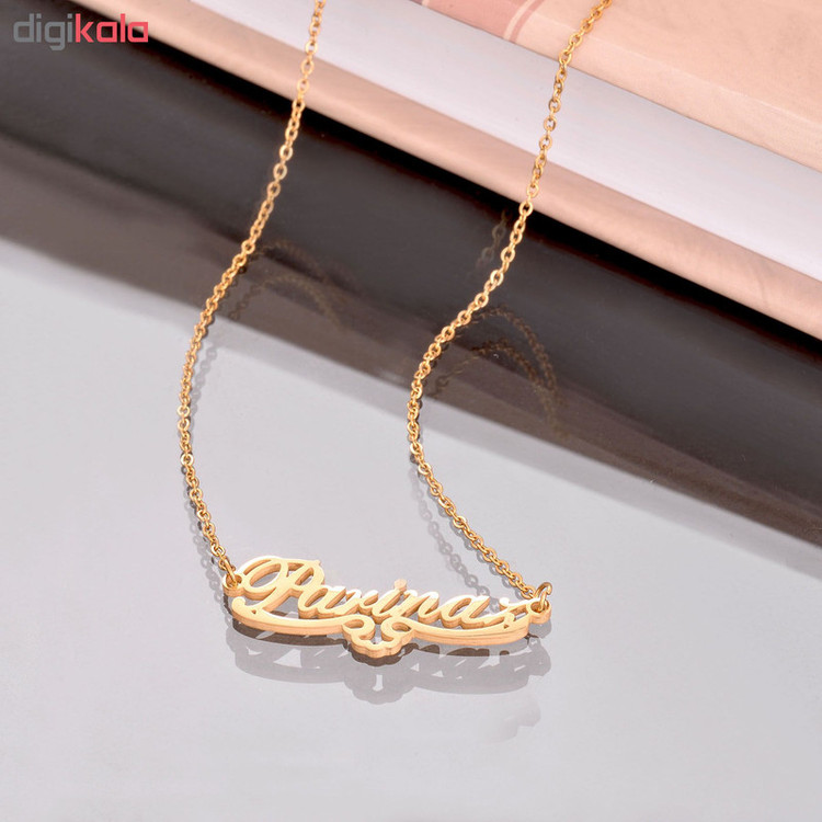 گردنبند زنانه طرح اپریناز کد GA1135