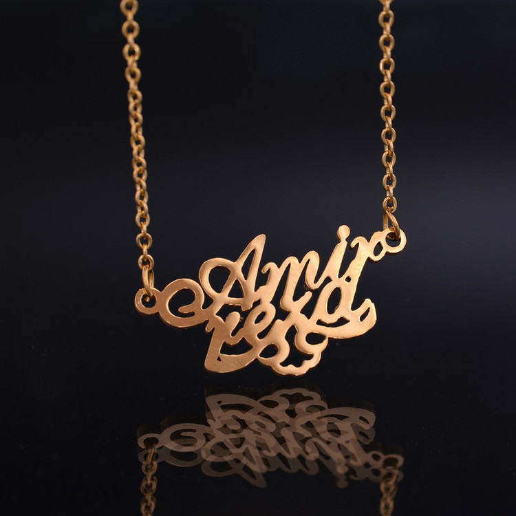 گردنبند زنانه طرح امیر رضا کد GA1159