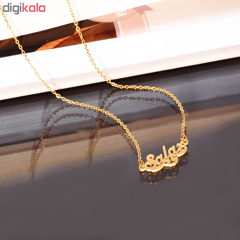 گردنبند مردانه طرح سالار کد GA1134