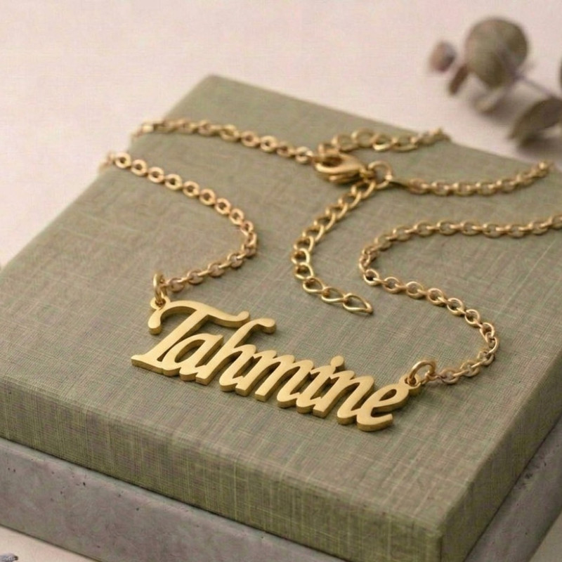 گردنبند زنانه ماصرم مدل اسم تهمینه کد GA1349