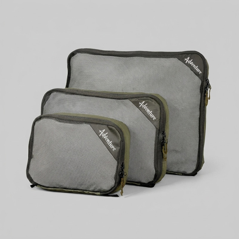 نظم دهنده ساک و چمدان ادونچر مدل packing cubes بسته 3 عددی
