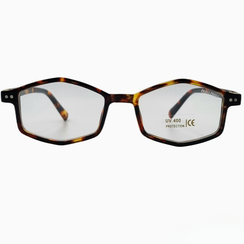 فریم عینک طبی زنانه چندضلعی UV 400 مدل 2510