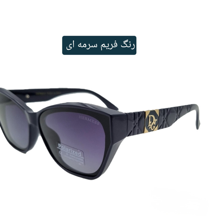 عینک آفتابی زنانه چندضلعی پلاریزه UV 400 مدل PM/5253