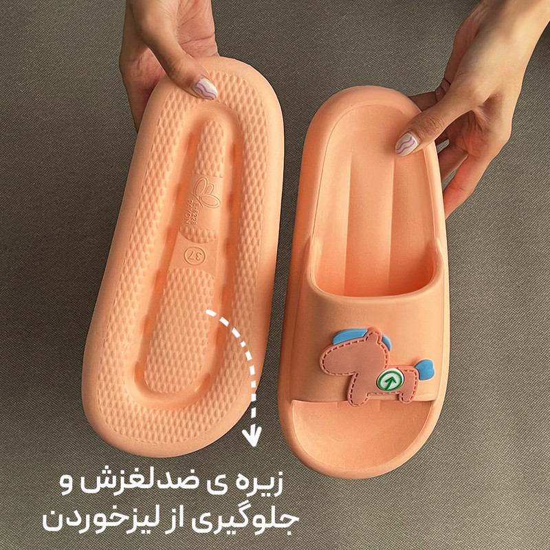 دمپایی زنانه پایون مدل اسب عروسکی کد 4121