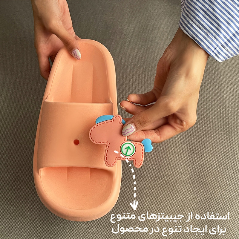 دمپایی زنانه پایون مدل اسب عروسکی کد 4121