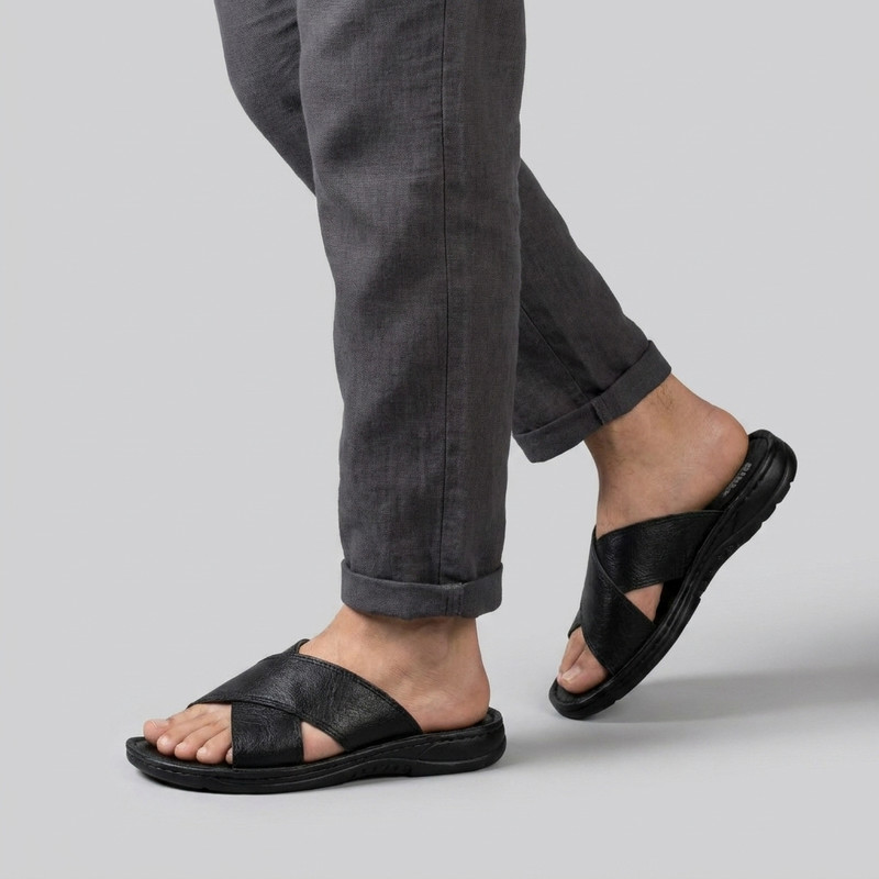 صندل طبی مردانه نیکتا مدل Bl-03