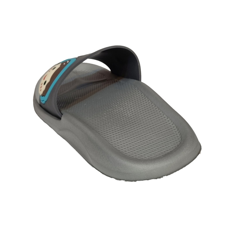 دمپایی بچگانه زیتون مدل هپی بوی GRY-007