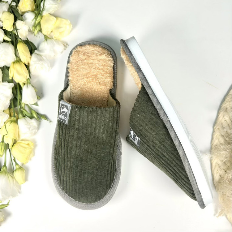 دمپایی حوله ای نیکتا مدل آوا کد Gr-04