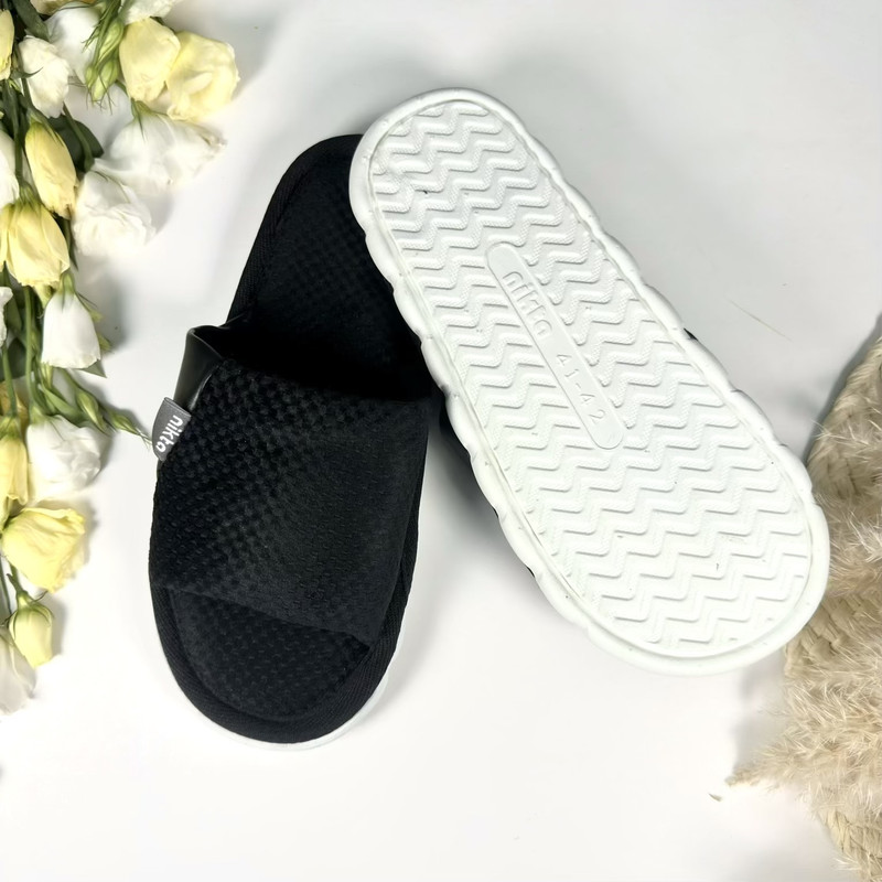 دمپایی حوله ای زنانه نیکتا کد Bl-02