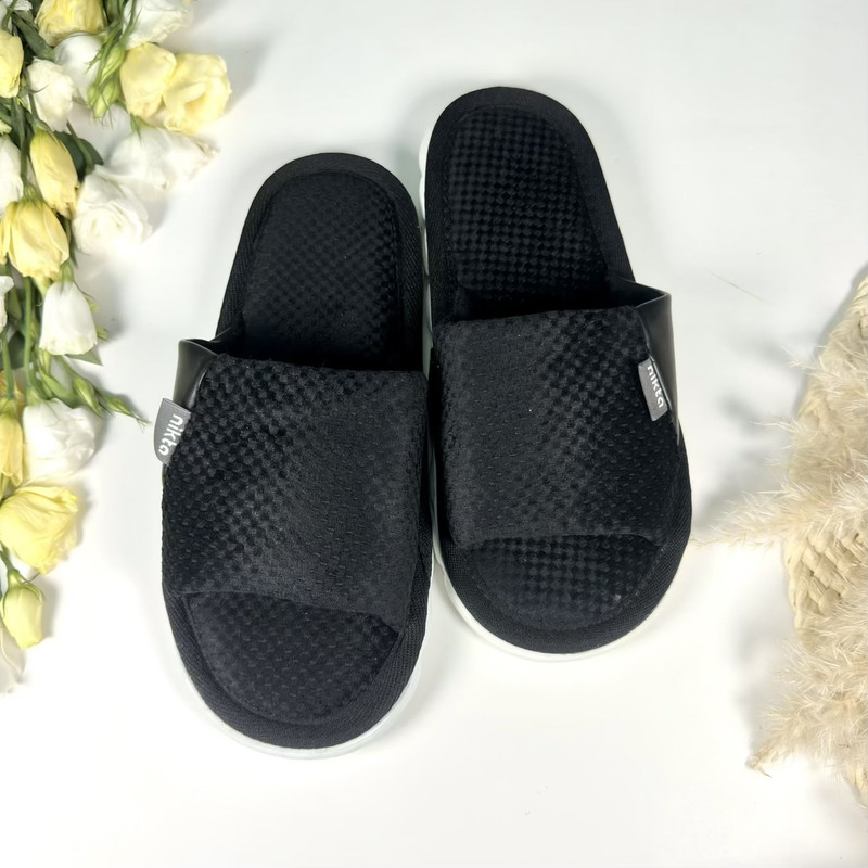 دمپایی حوله ای زنانه نیکتا کد Bl-02