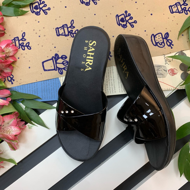 دمپایی زنانه صحرا مدل روژین کد Bl-01