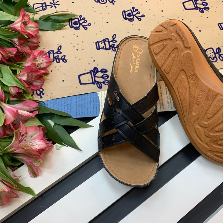 دمپایی زنانه مدل آترا کد Bl-01