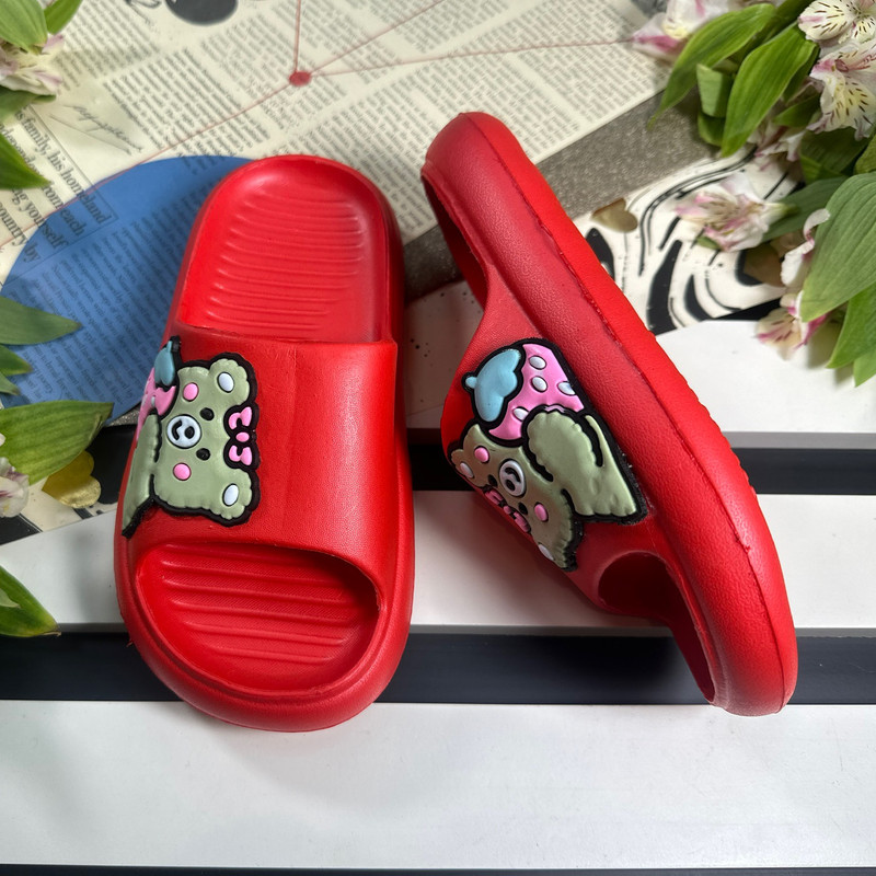 دمپایی زنانه زیتون مدل ملودی کد 01