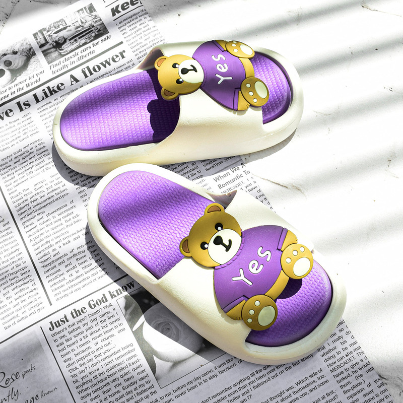 دمپایی دخترانه مدل YES TEDDY BNF.3650