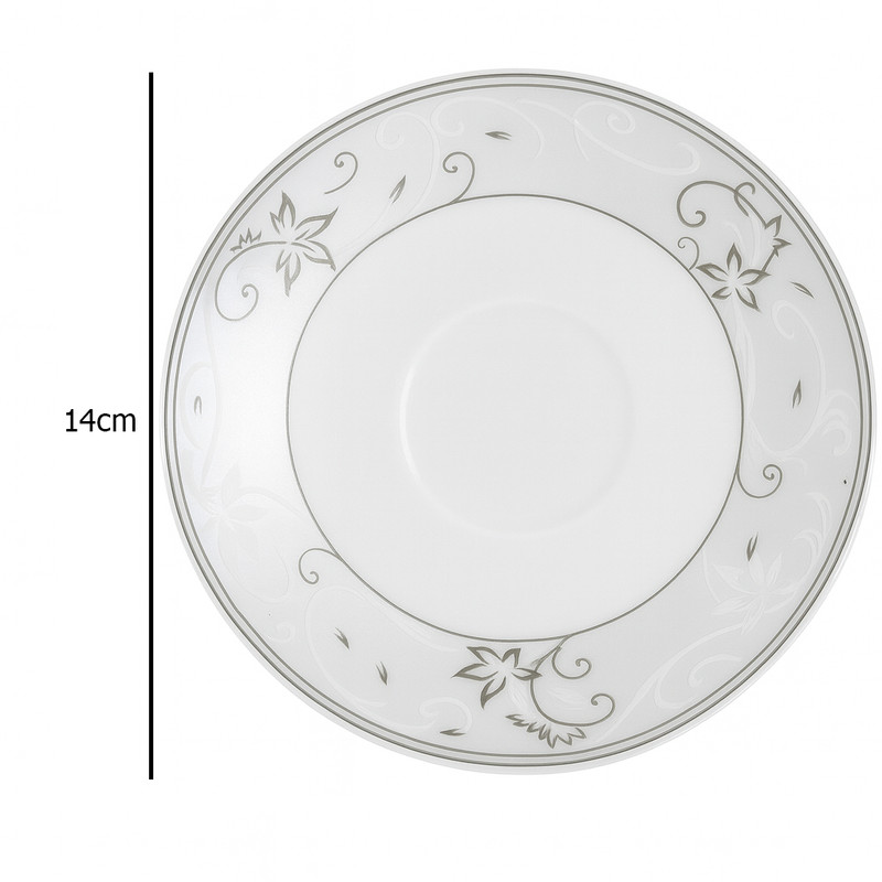 ست فنجان و نعلبکی 12 پارچه 6 نفره مدل ELS کد CPT-216