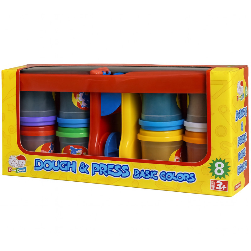 ست خمیر بازی مدل Dough & Press Basic Colors