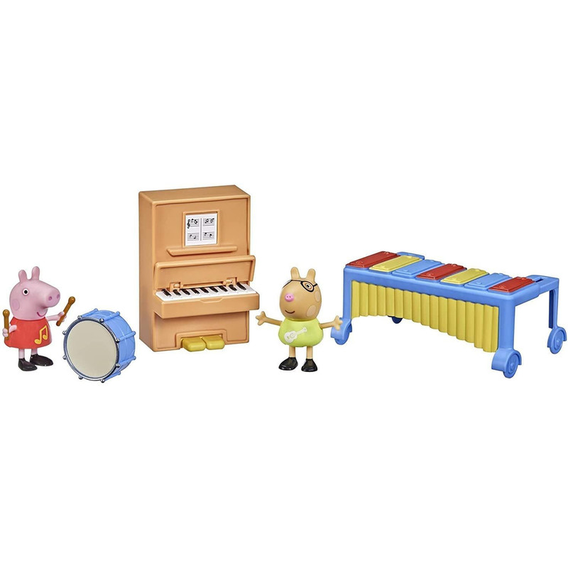 فیگور مدل پپا پیگ کد fun music مجموعه 5 عددی ارتفاع 6 سانتیمتر