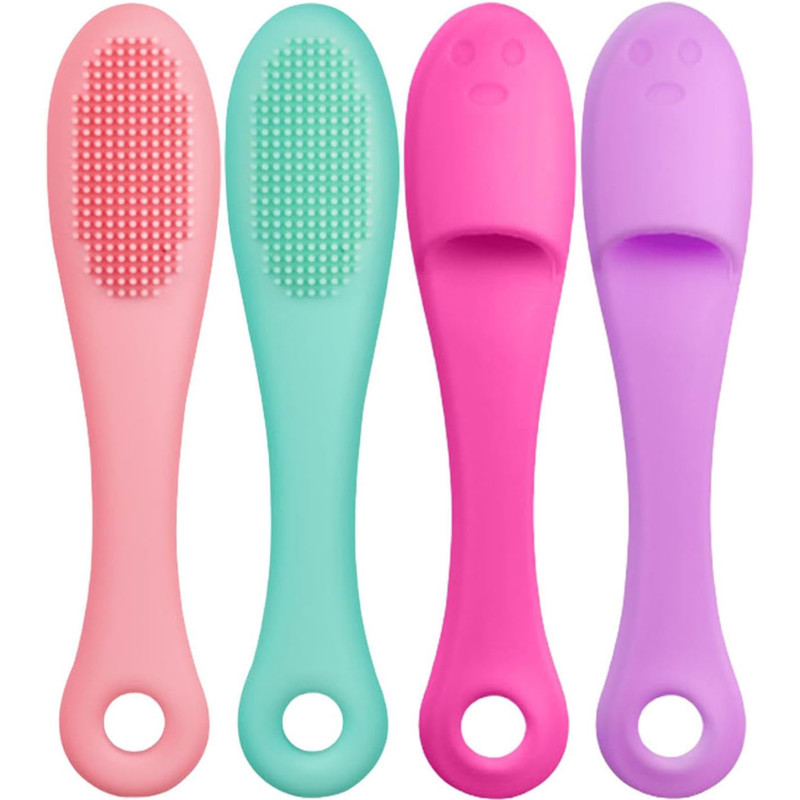 مسواک انگشتی سگ و گربه مدل Soft Brush سیلیکونی بسته 12 عددی