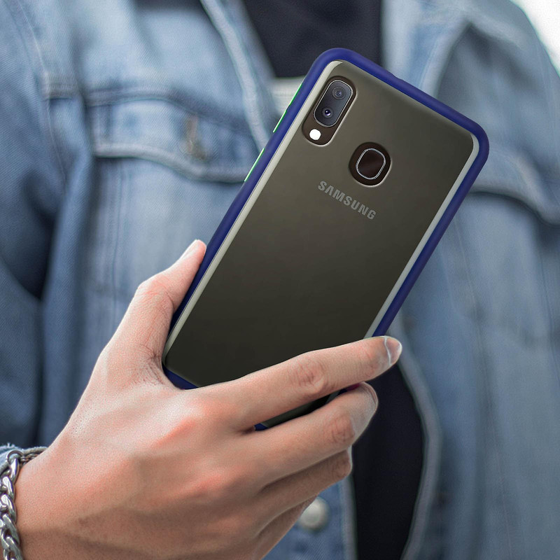 کاور زوبینا مدل Clear مناسب برای گوشی موبایل سامسونگ Galaxy A20S بسته 6 عددی