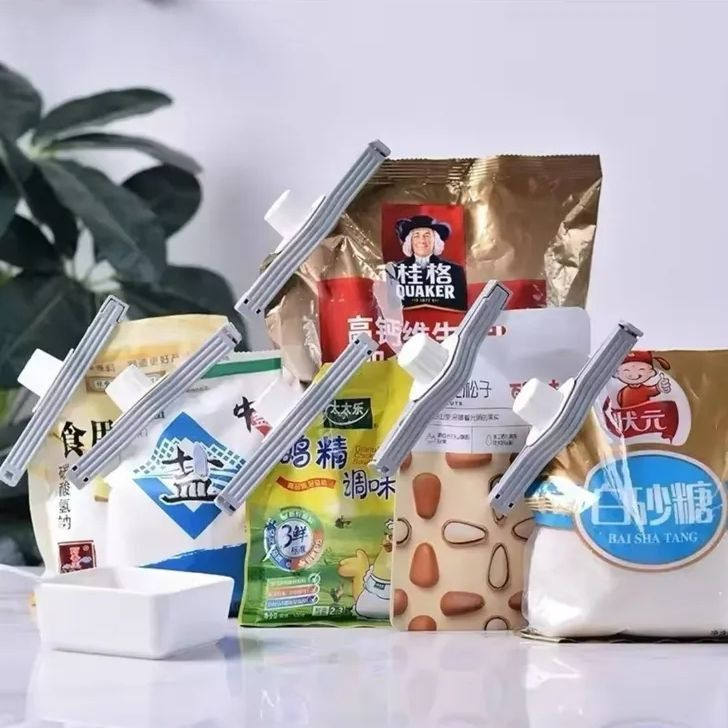 گیره کیسه مدل درب پیچی مجموعه ۴ عددی