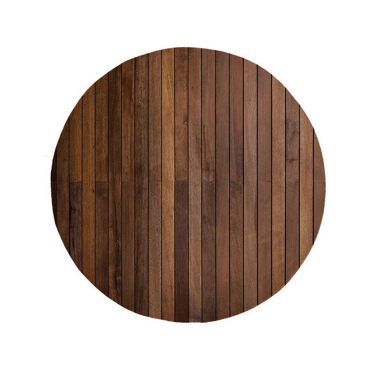 پادری مدل دایره طرح چوب کد 5265 سایز 90 × 90 سانتی متر