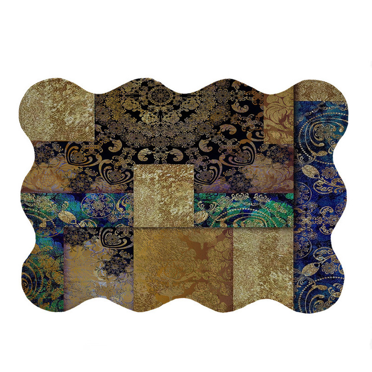 پادری مدل دالبر طرح کلاسیک کد 5259 سایز 80x110 سانتی متر